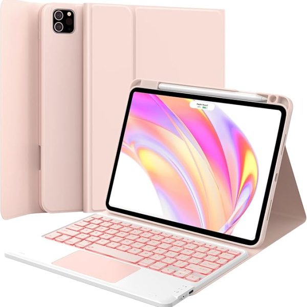 Magic keyboard Para IPad 9.7" Con Ranura Para Bolígrafo, Teclado Con Touchpad